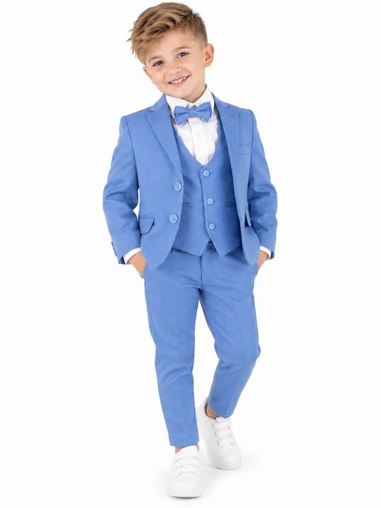 Kids' Suit Winter 5pcs Light Blue