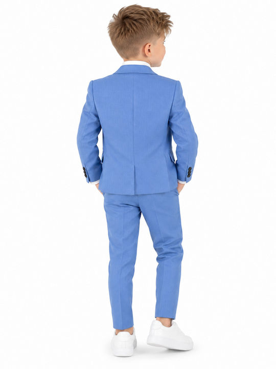 Kids' Suit Winter 5pcs Light Blue