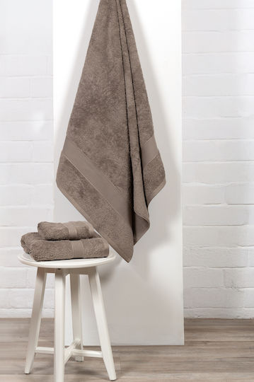 Naf Naf Handtuch Bonjour 30x50cm Vintage Grau Gewicht 600gr/m²