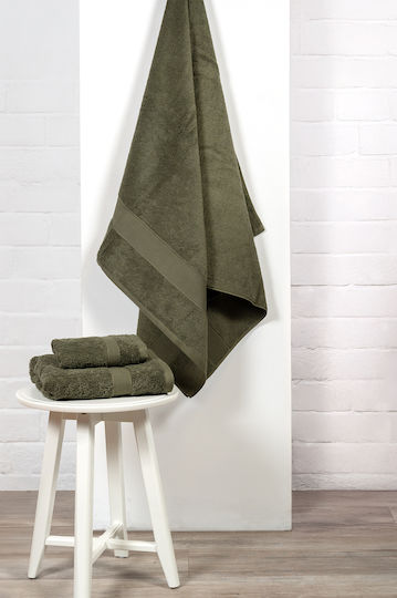 Biokarpet Naf Naf Bonjour Towels Olive Green-30x50