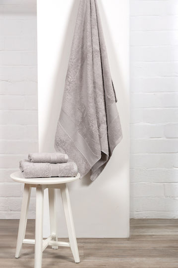 Biokarpet Bath Towel Naf Naf Bonjour Lt Grey 30x50