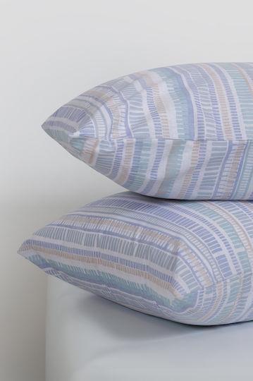 Biokarpet Μαξιλαροθήκη Naf Naf Summit 154 Denali Blue-σετ Μαξιλαροθήκες