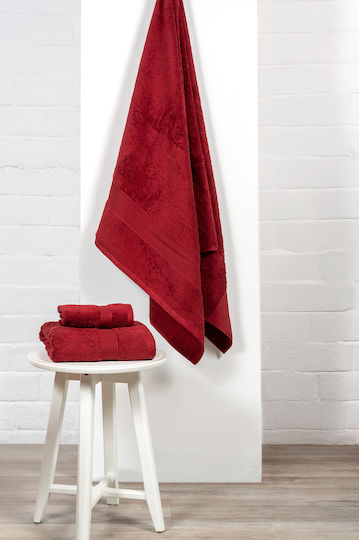 Biokarpet Naf Naf Bonjour Towels Deep Red-30x50