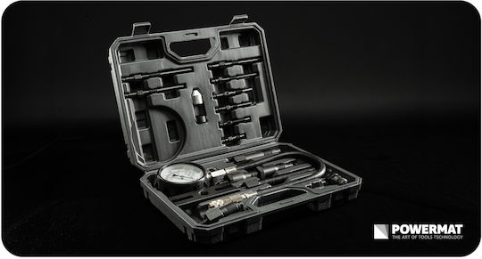Diesel Compression Pressure Gauge 16pcs Set Pm-mcsd-16t