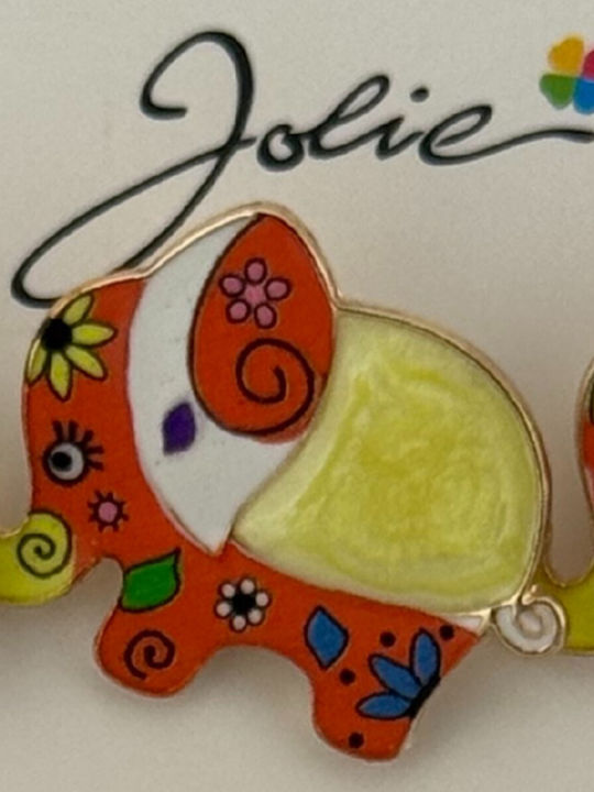 Set 12 Martisor Brooches Children Jolie Elephant Design Multicolor