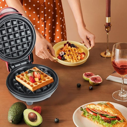 Mini aparat de vafe pentru vafe rotunde