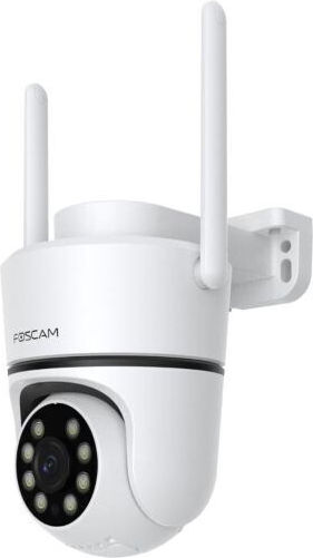 Foscam IP Surveillance Camera Wi-Fi 4K Waterproof with Two-Way Communication and 2.8mm Lens