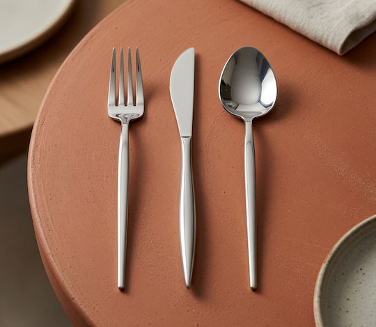 Dinox Lisbon Cutlery Set Stainless Silver 24pcs