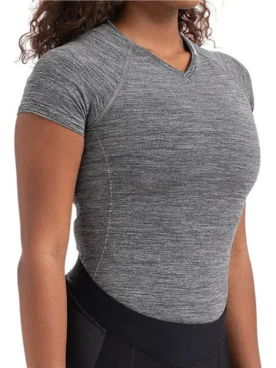 Specialized Tricou Termic Cu Mâneci Scurte Pentru Femei Gri