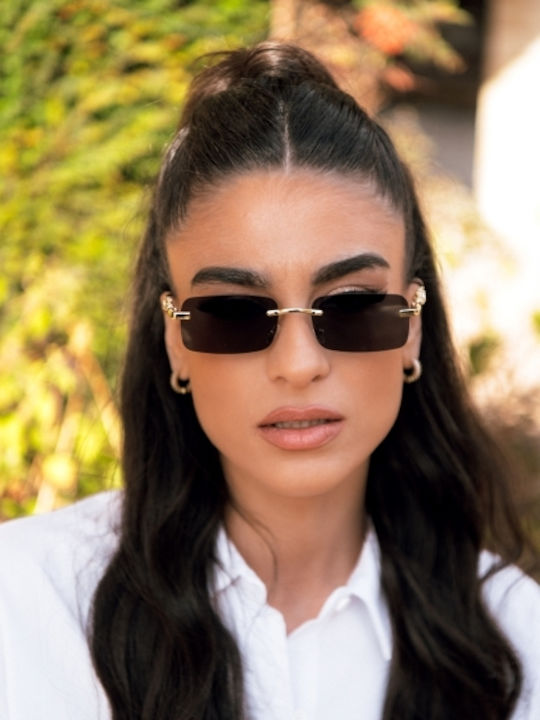 Leegio Damenträger Sonnenbrille mit Schwarzem Rahmen und Blauen Gläsern Leegio Damenträger Sonnenbrille mit Schwarzem Rahmen und Blauen Gläsern