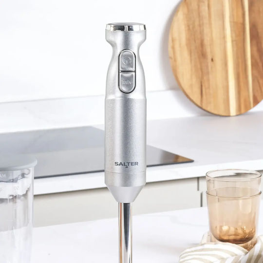 Salter Handmixer mit Inox-Stab 1000W Grau