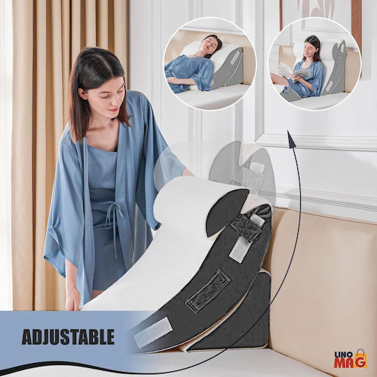 Ιατρικό Μαξιλάρι Αυχένα Memory Foam Λευκό