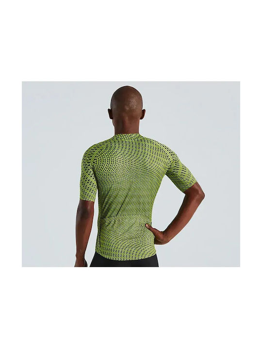 Specialized Tricou De Ciclism Cu Mâneci Scurte Pentru Bărbați Verde