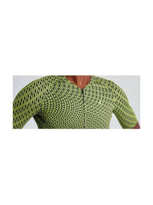 Specialized Tricou De Ciclism Cu Mâneci Scurte Pentru Bărbați Verde