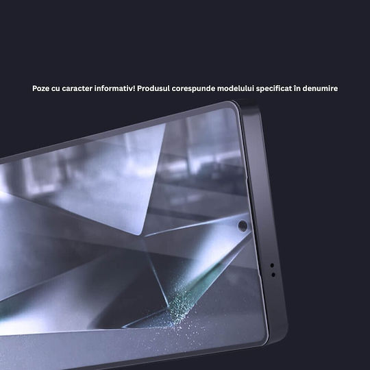Folie Protectie Ecran Tempered Glass Flippy Samsung Galaxy A35 Full Glue Margini Negre Transparentă