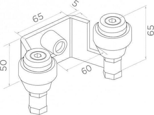 PSG Mounting Bracket For Alarm Peripheral Systems