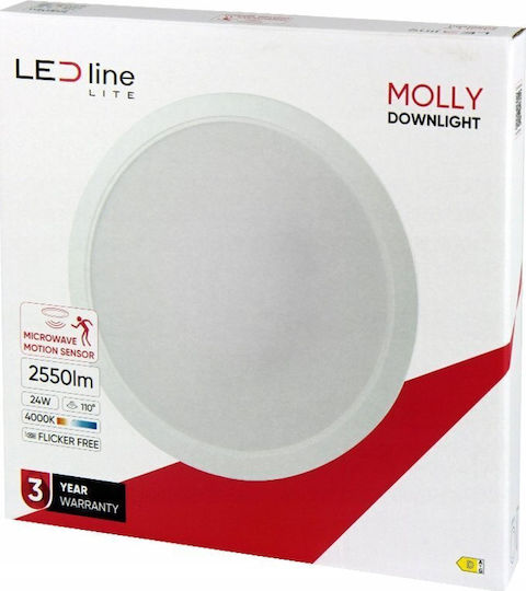LED line Recessed LED Panel 18W with Cool White Light