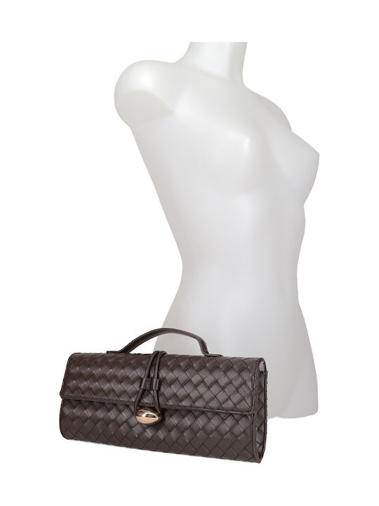 Knitted Women's Envelope Brown