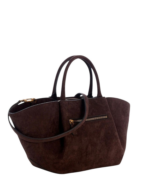 Allegra Gestricktes Damentaschen-Set für Schulter und Crossbody Espresso