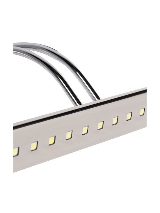 Domoletti Moderner Wandleuchte mit Integrierte LED und Kaltweißes Licht Silber 18cm Domoletti Moderner Wandleuchte mit Integrierte LED und Kaltweißes Licht Silber 18cm