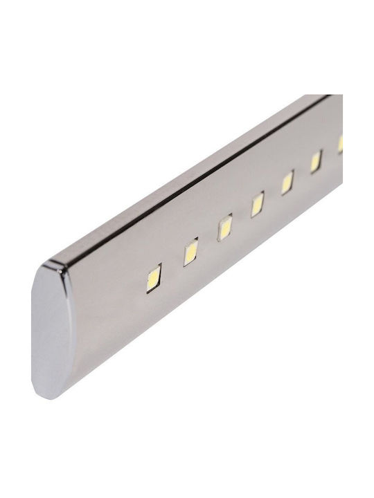 Domoletti Moderner Wandleuchte mit Integrierte LED und Kaltweißes Licht Silber 18cm
