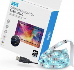 Newell Ταινία LED USB 5V RGB Φως 3m Τύπου SMD5050 με Τροφοδοτικό