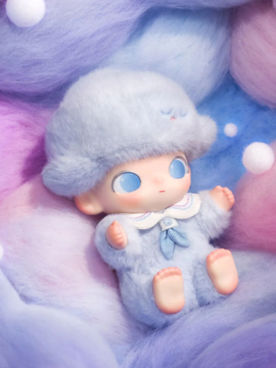 Plushy Keychain Pop Mart Dimoo Journal New Life Series Vinyl Plush Pendant Random Selection 1 Piece