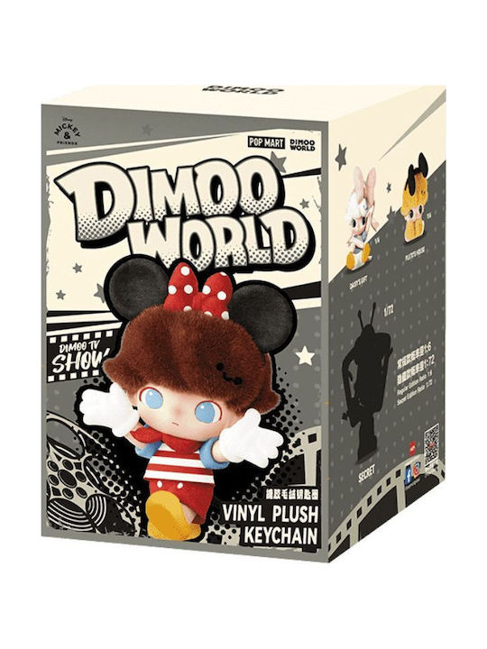 Plushy Keychain Pop Mart Dimoo X Dinsey Series Vinyl Plush Keychain Blind Box 1pc Random Selection