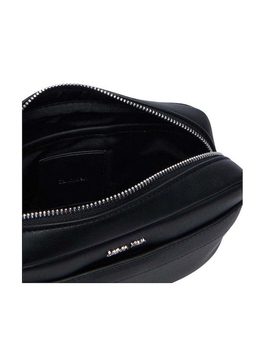Leder Herren Handtasche Schwarz