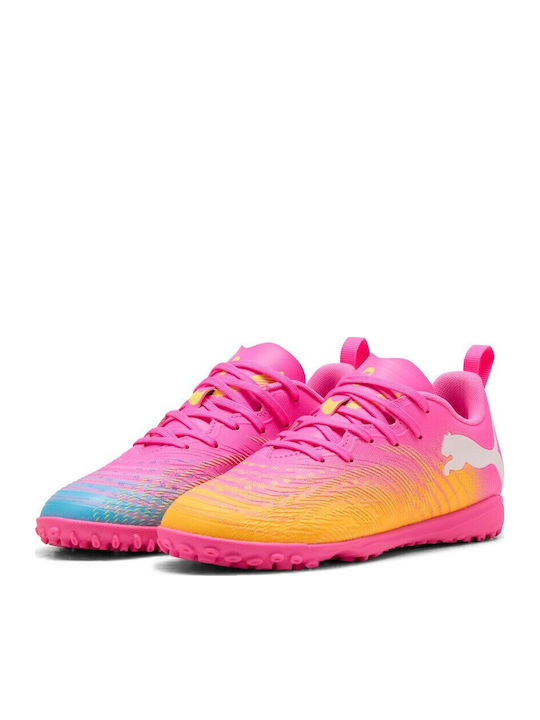 Play TT Kinder Fußballschuhe und Stollenschuhe mit Rasen Fuchsie