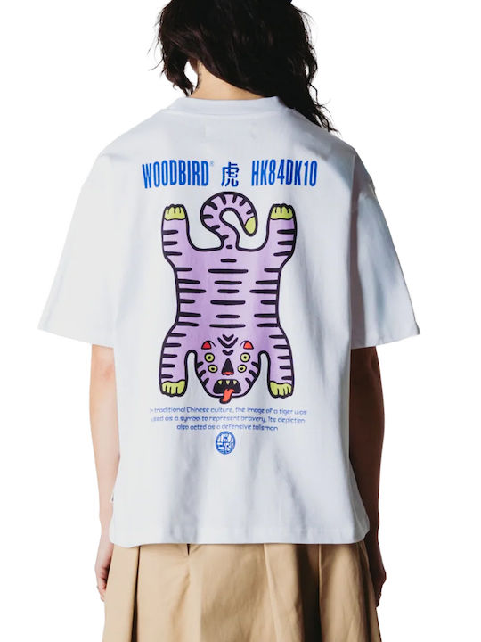 Woodbird Bluza Damă Tricou Alb