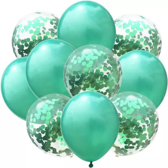 Set 10 Baloane Latex Transparente 25 cm
