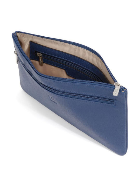 Small Leather Women's Wallet Blue