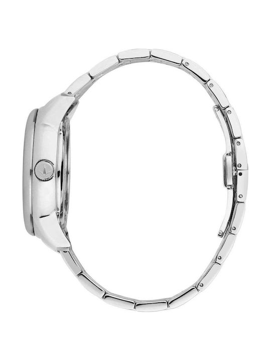 Men's Automatic Watch with Silver Metal Bracelet