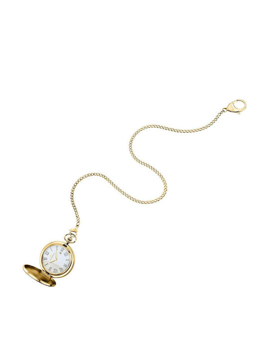 Men's Pocket Watch Automatic Gold