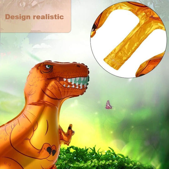Baloane Zi De Naștere Dinozauri Folie Maro 48 cm