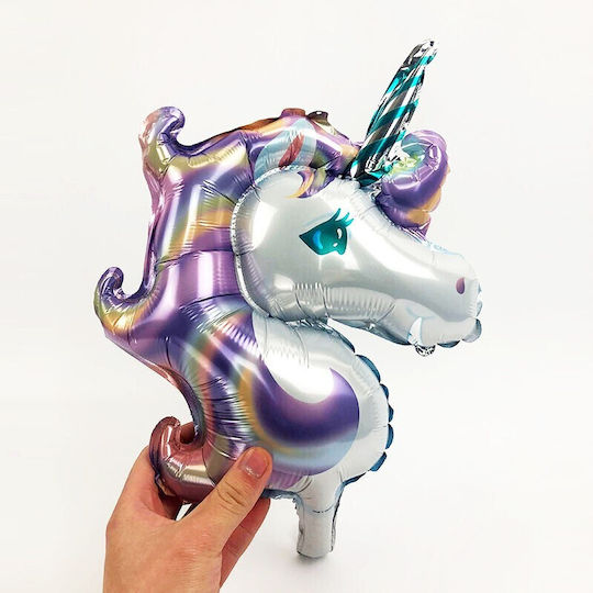 Flippy Geburtstags Luftballon Einhorn Folie Jumbo Lila 115cm