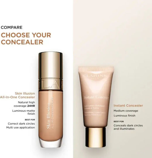 Clarins Skin Illusion Liquid Concealer 01 10ml