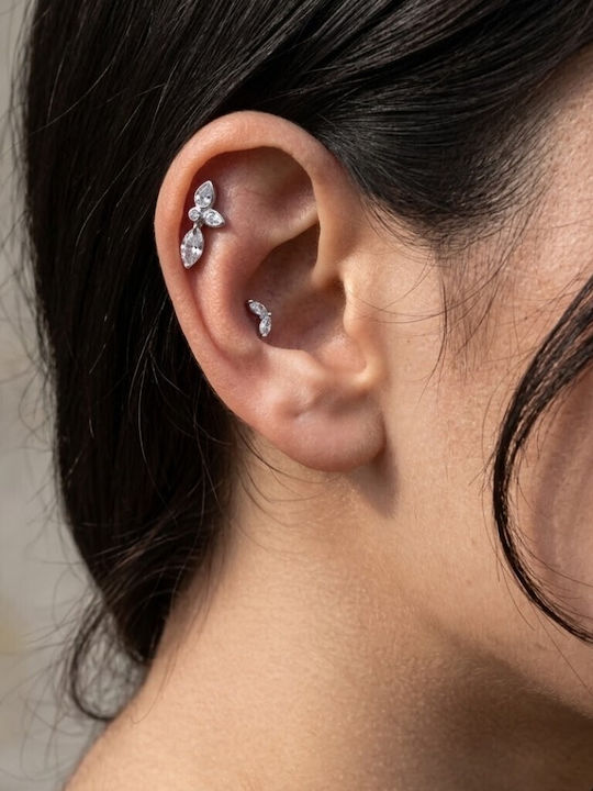 Mentzos Cercel Piercing din Argint