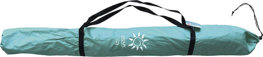 Escape Folding Aluminum Beach Umbrella Diameter 2.02m with UV Protection and Air Duct Blue
