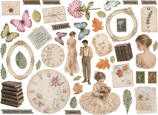 Die Cuts Stamperia Flori Poeme