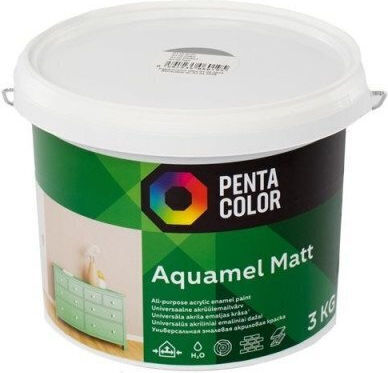 Pentacolor Acryl Wasser 3lt Grau Matt