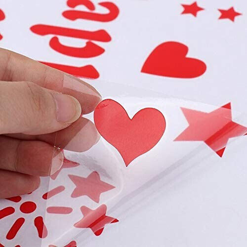 Sticker Balloons Flippy Birthday Theme Happy Birthday Design 29x21 Cm Red