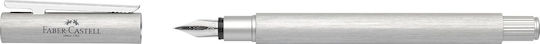 Faber-Castell Fountain Pen Medium Silver Aluminum