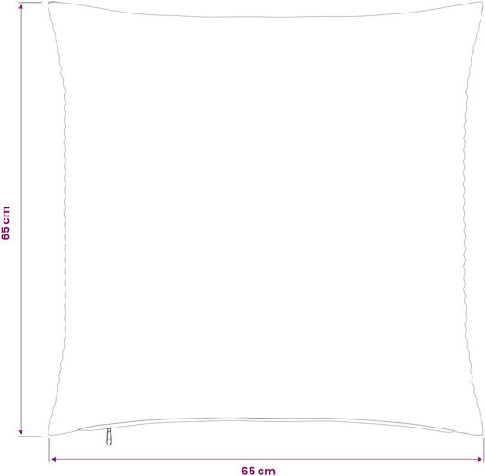 vidaXL Διακοσμητική Μαξιλαροθήκη Heerlen Κίτρινο 65x65εκ.