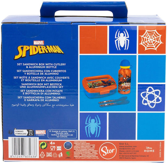 Stor Plastic Kids' Dinner Set Spiderman