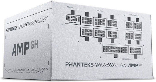 Phanteks Amp Gh V2 Rev. 2.0 1000W White Computer Power Supply Full Modular 80 Plus Platinum