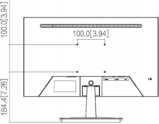BCS BCS-MLED22FHD Монитор 22" FHD 1920x1080 с Време на реакция 5ms GTG Сребрист