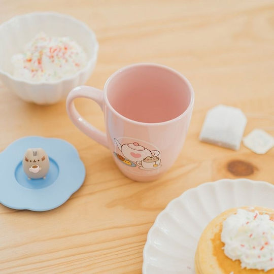 Grupo Erik Pusheen Чаша Керамична с Капак 350ml
