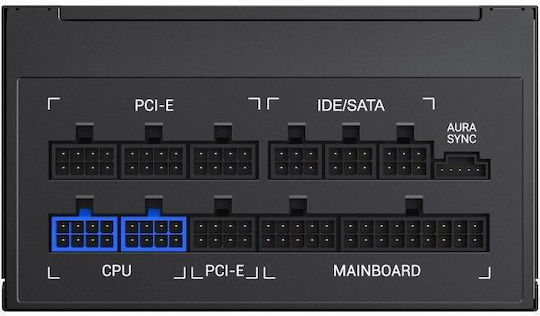 850W Черно Захранващо Блокче за Компютър Full Modular 80 Plus Gold (SAGMRGBPRO850)